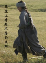 草原上升起不落的太阳封面图